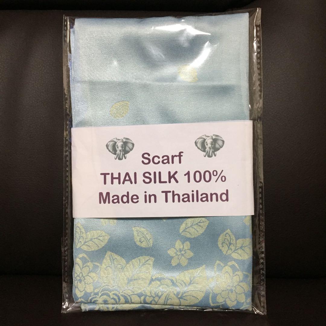 スカーフ シルク100%