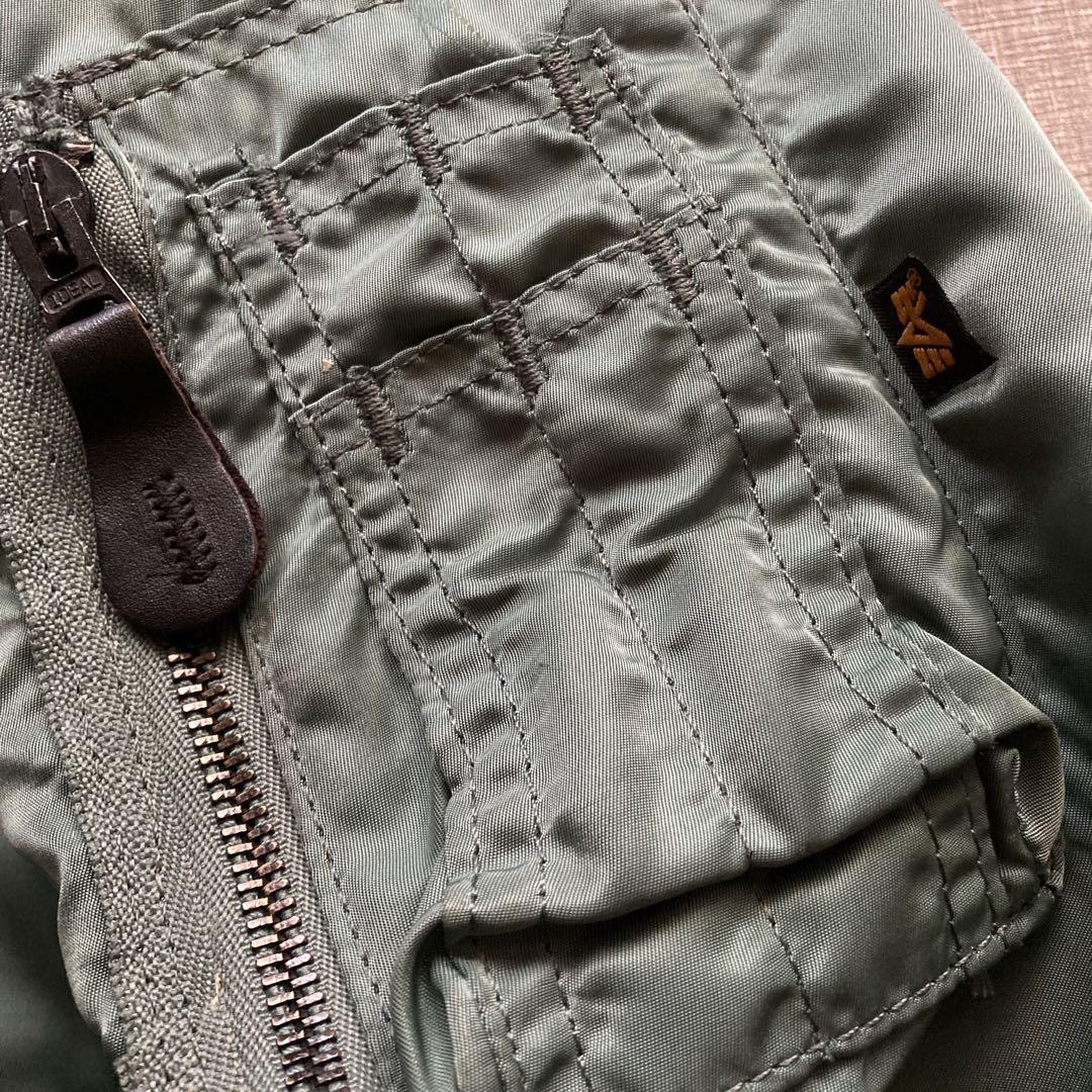 90s USA製 ALPHA L-2B フライトジャケット Mサイズ