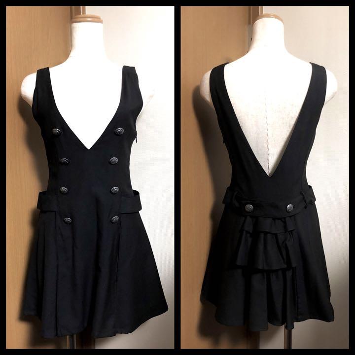 セール】バックフリルロングワンピース（ワンピース