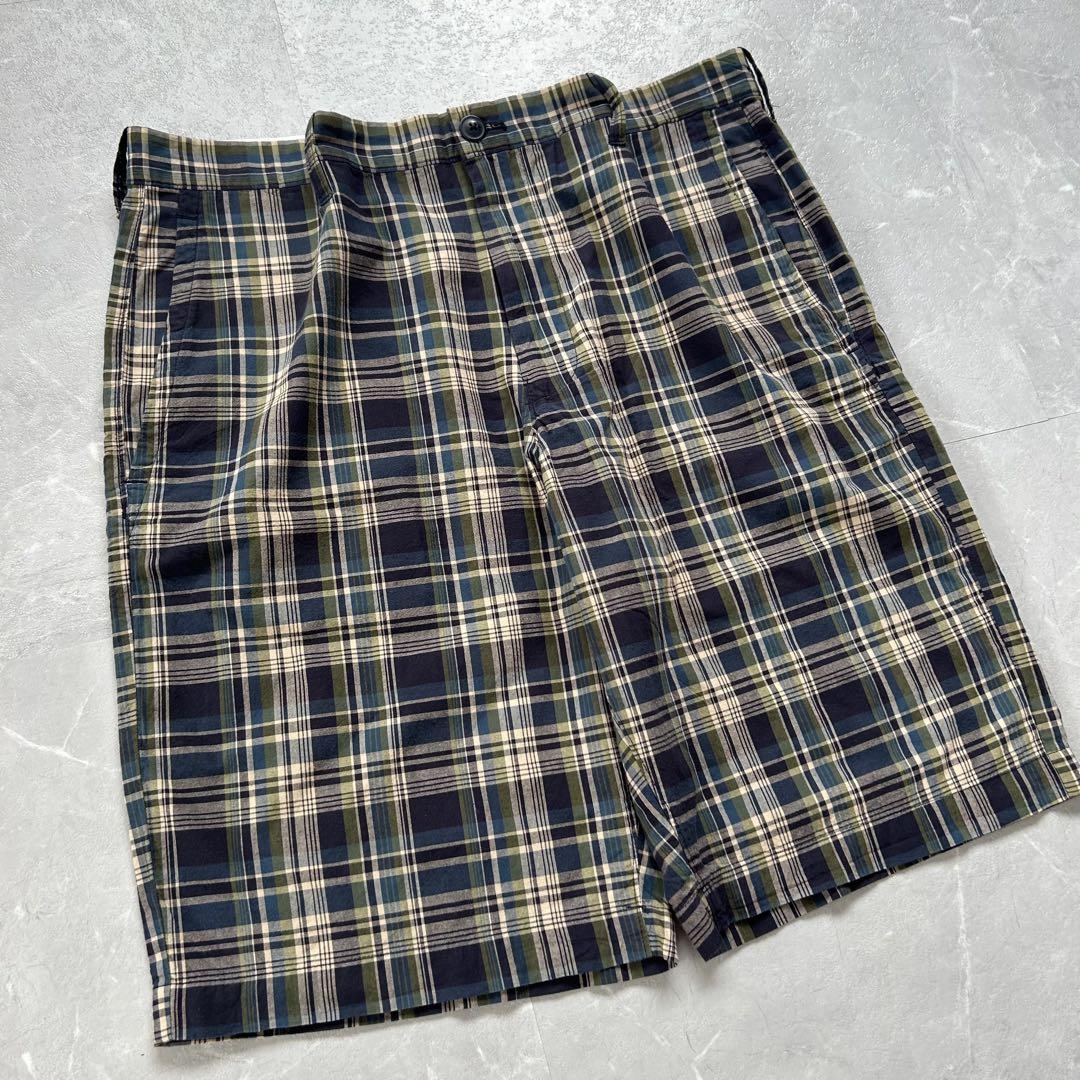 00s OLD GAP バギーショーツ チェック cityboy 古着 y2k