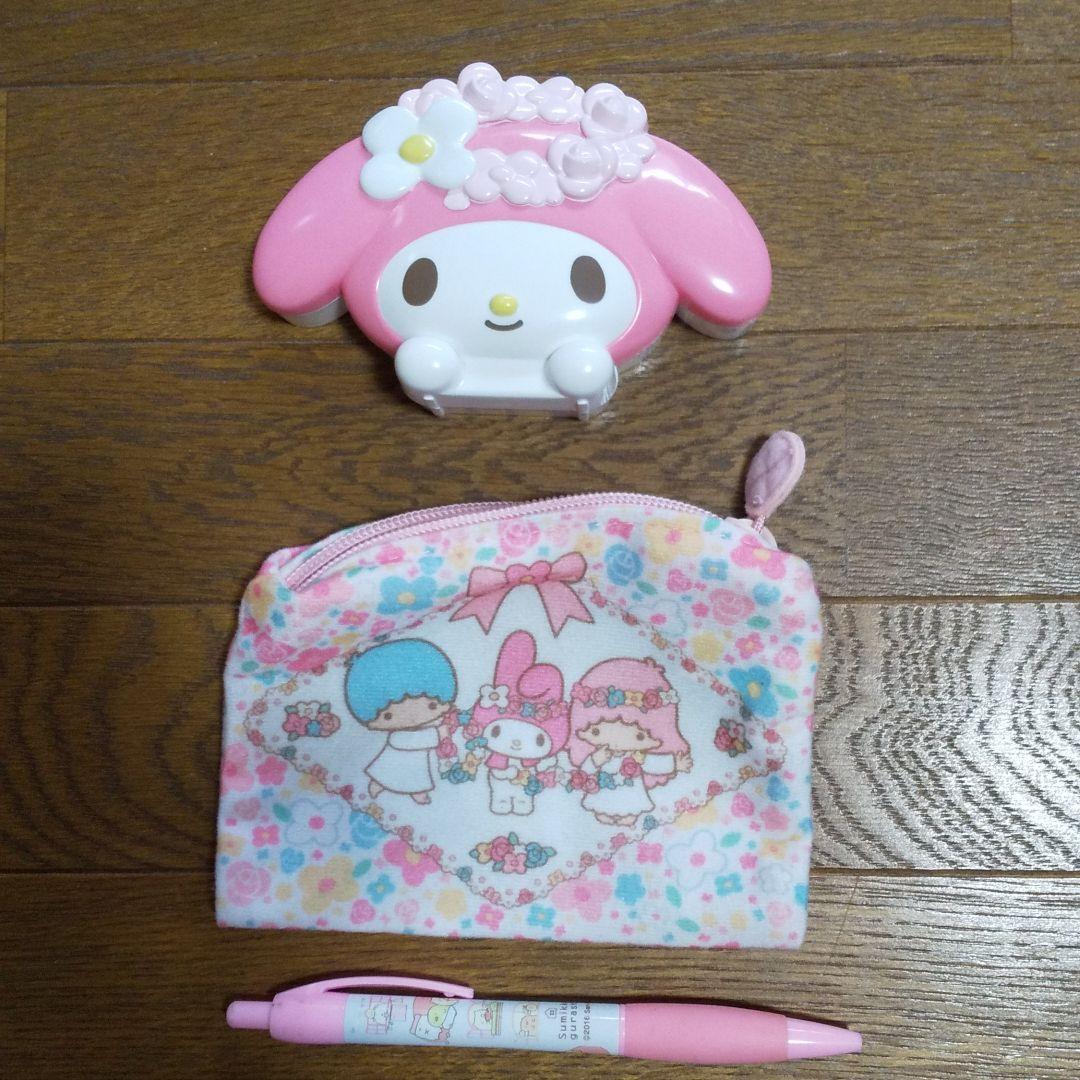 ハッピーセット おもちゃ マイメロディ 袋 小物入れ