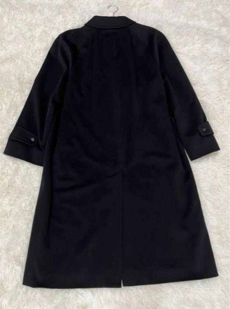 【未使用級】アクアスキュータム　英国製　カシミヤ100% ロングコート　XL