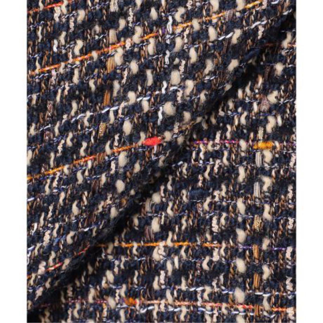 2023AW✨SUPER140S/GIOLICA コクーンコート ネイビー 画像4
