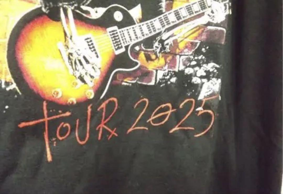 即完売　ガンズ・アンド・ローゼズ　ジャパンツアー2025スケルトンTシャツ