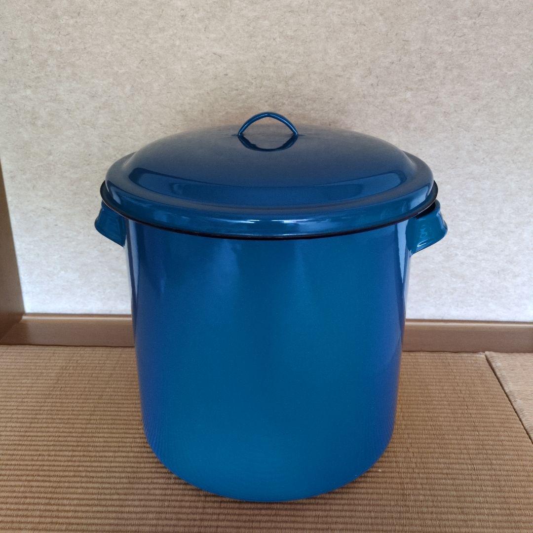 野田琺瑯 ホーローキッチンポット(手付) 24cm 18cm14cm中古品3点 野田琺瑯 ホーロー キッチンポット 手付 特大 - メルカリ
