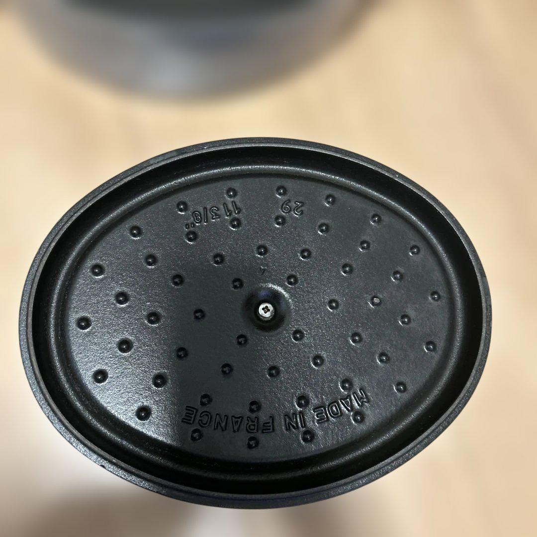 【ストウブ】ピコ ココット オーバル 29cm グラファイトグレー【STAUB】