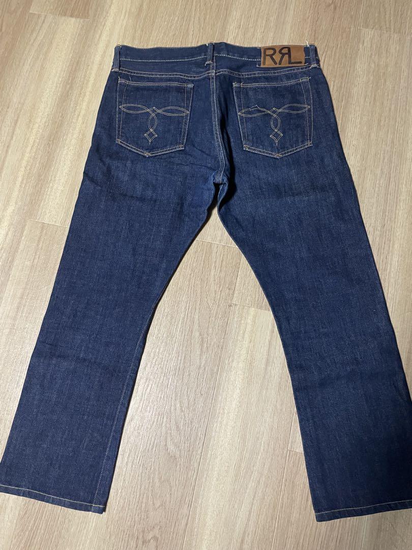RRL ストレートデニム ダークブルー