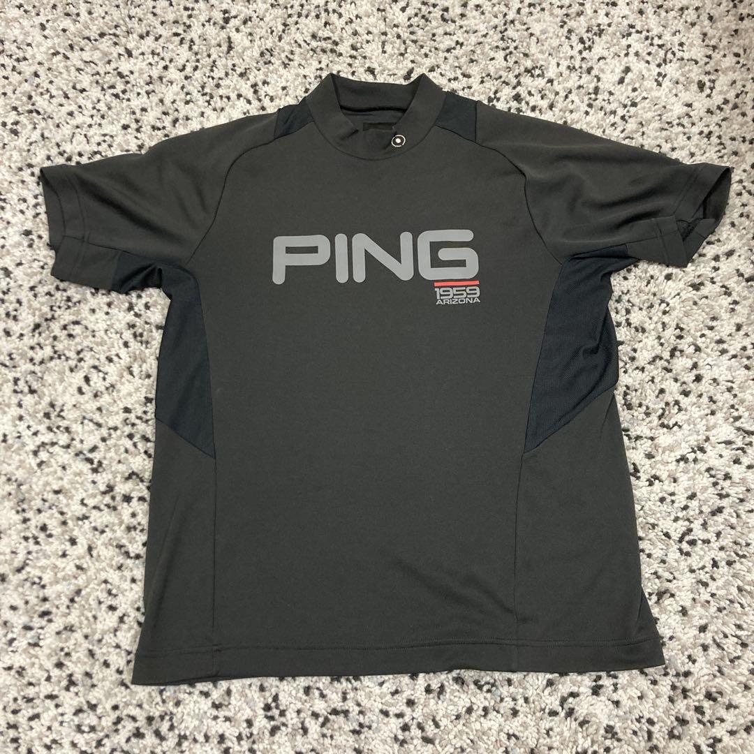 ピン PING メンズ 半袖 モックネックシャツ サイズL｜Yahoo