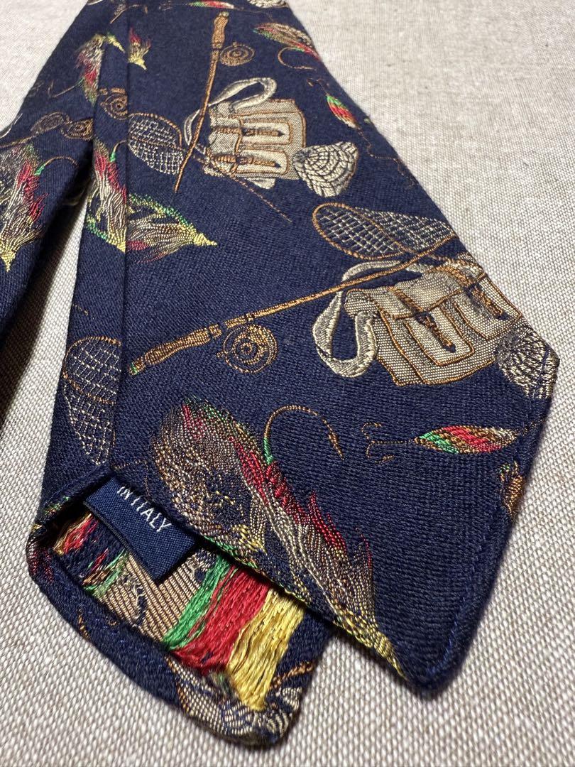最終値下げ Ralph Lauren／スフォデラート／フィッシングモチーフ／Italy製 小物