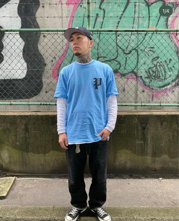 世界の PHATRNK ふぁっとらんく ファットランク Pロゴ Tシャツ M tdh-