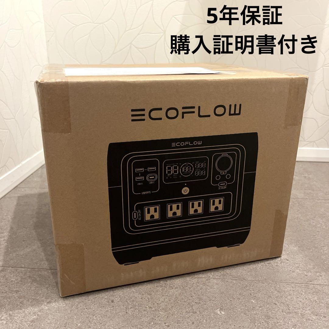 新品未開封 EcoFlow ポータブル電源 防災グッズ アウトドア 予備電源