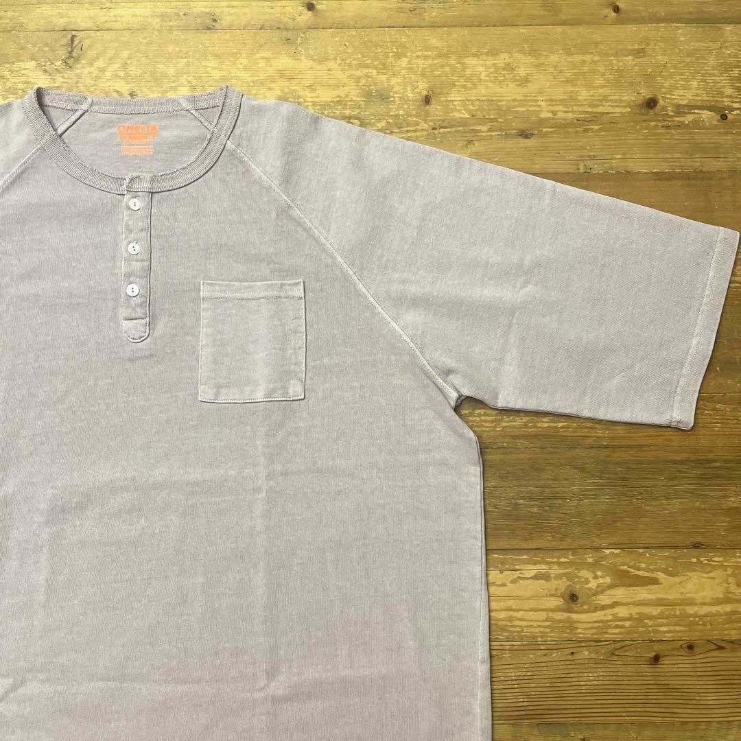 ONEITA オニータ スーパーヘビーウエイトヘンリーネックTシャツ 半袖