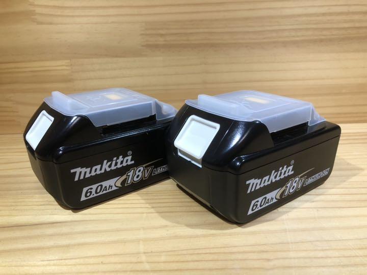 新品 マキタ 純正バッテリー DC18V 6.0Ah 2個セットBL1860B