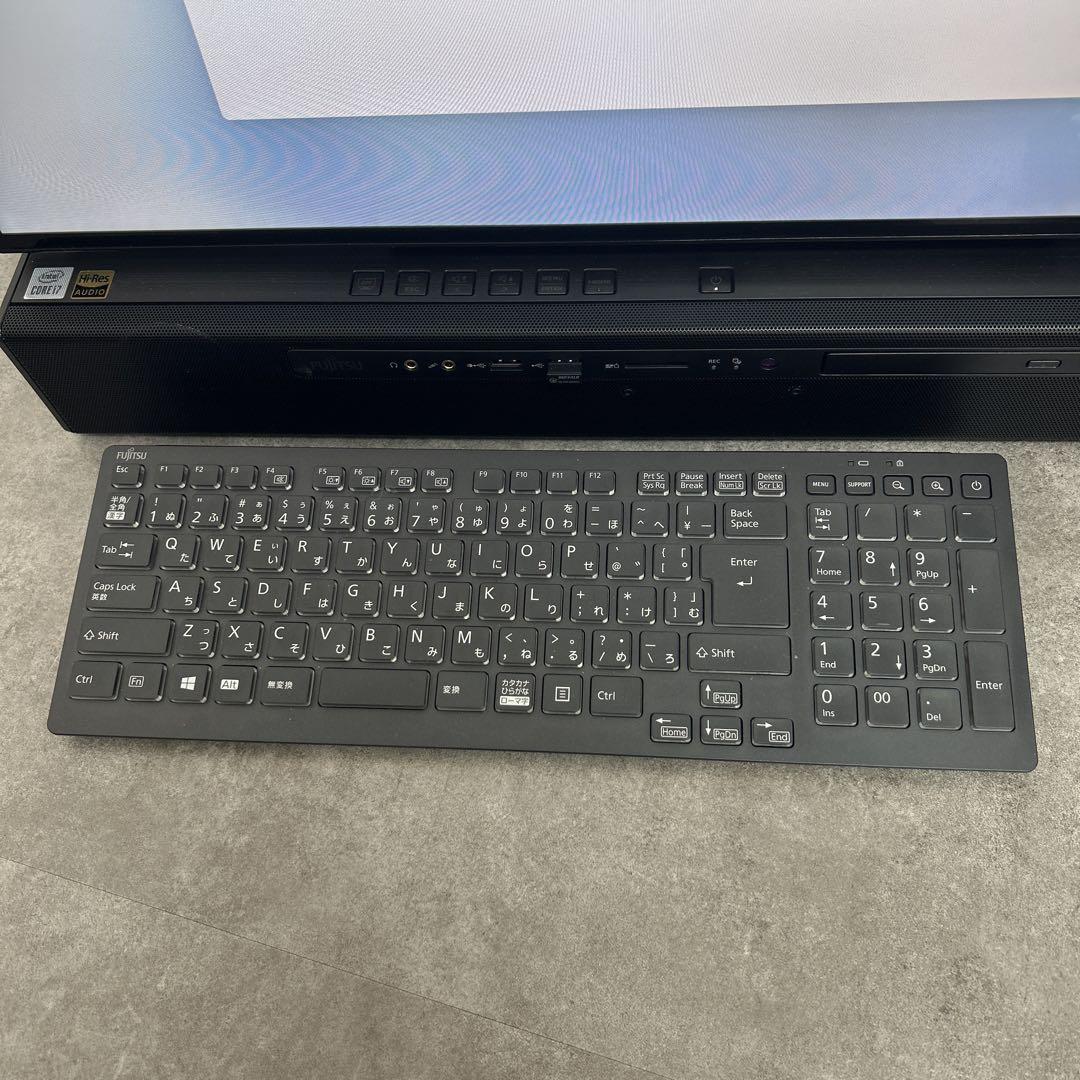 富士通 FMVF90E2B 一体型パソコンFH90/E2 i7第10　中古品 富士通 FMVF90E2B 一体型パソコンFH90/E2 i7第10 中古品