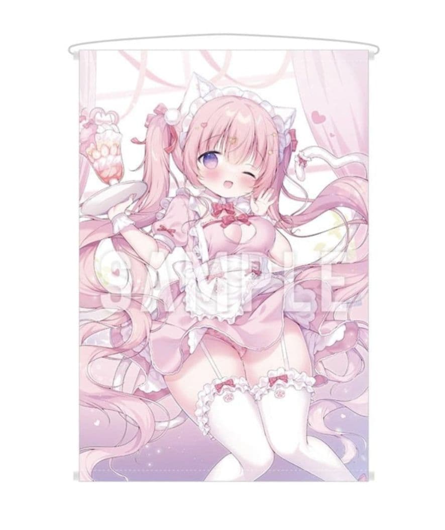 つきみむみ ねこ耳 メイド B2 タペストリー