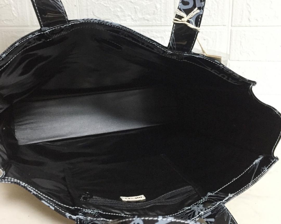 no32644 ほぼ美品 ディーゼル ビニール ラージ トート バッグ