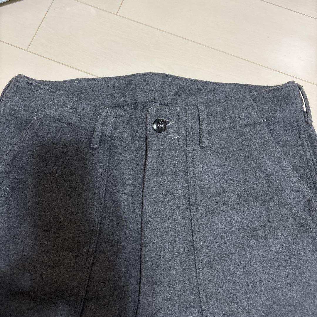 (ほぼ未使用)DANTONダントンメンズウールパンツ サイズ38 グレー