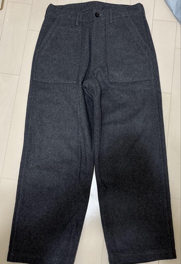 (ほぼ未使用)DANTONダントンメンズウールパンツ サイズ38 グレー
