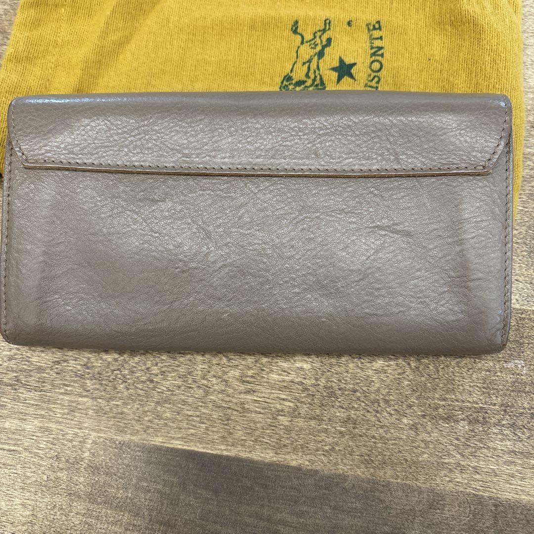 IL BISONTE グレー 長財布