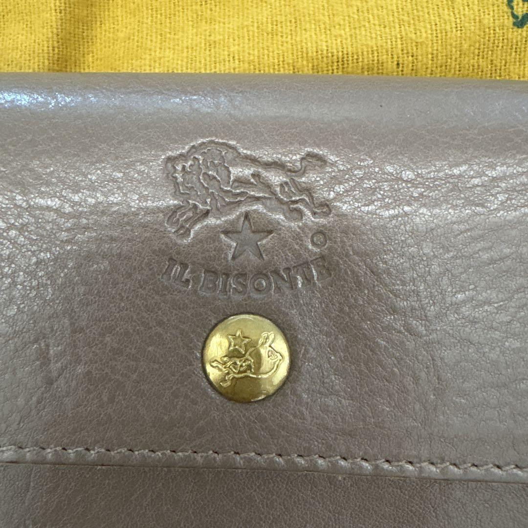 IL BISONTE グレー 長財布