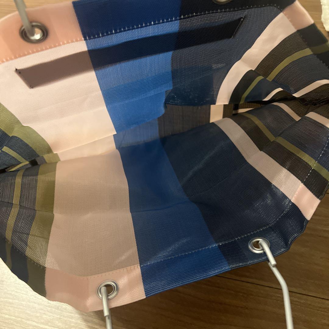 【美品】MARNI ストライプ トートバッグ