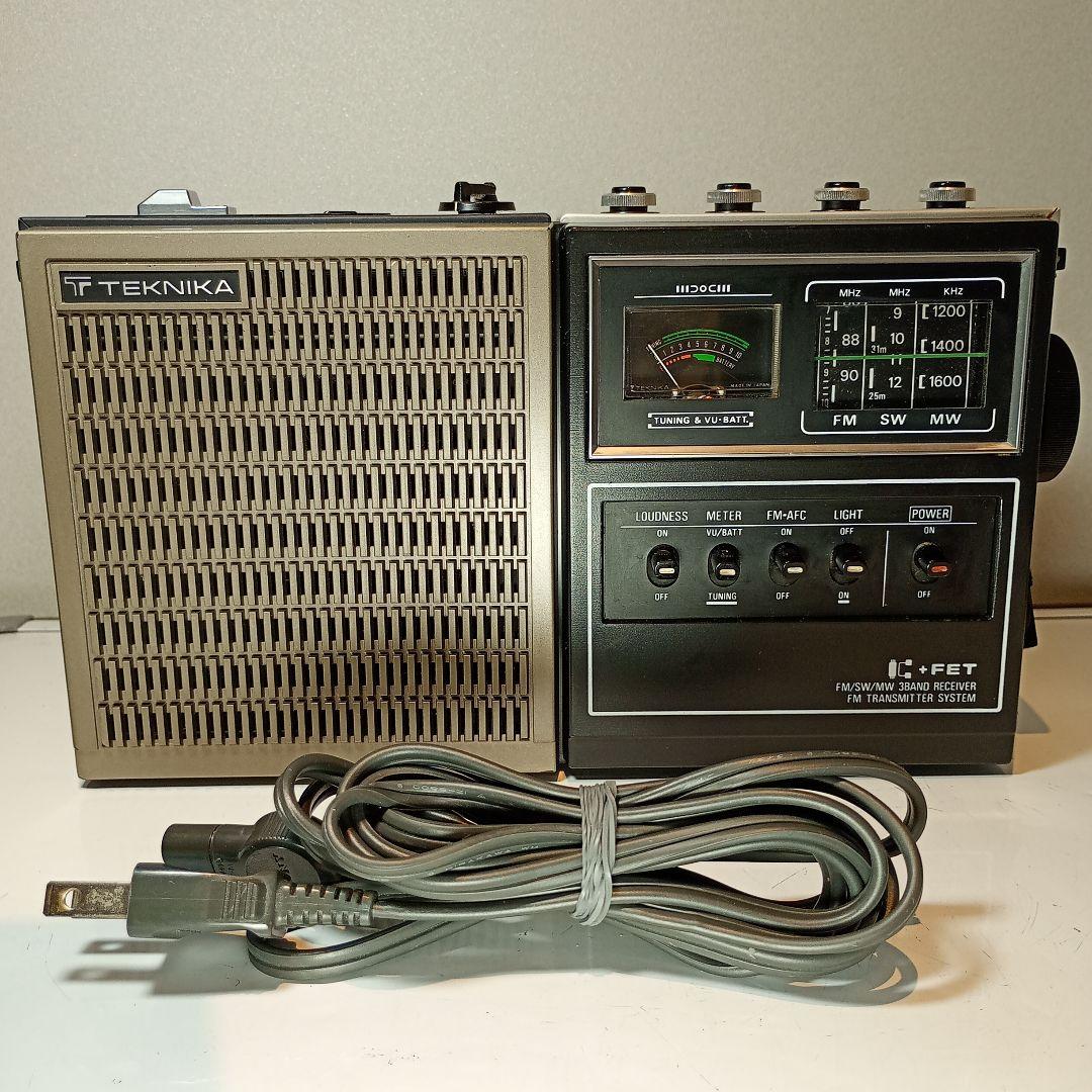 TEKNIKA　3バンドラジオ　TF-1500　 動作品