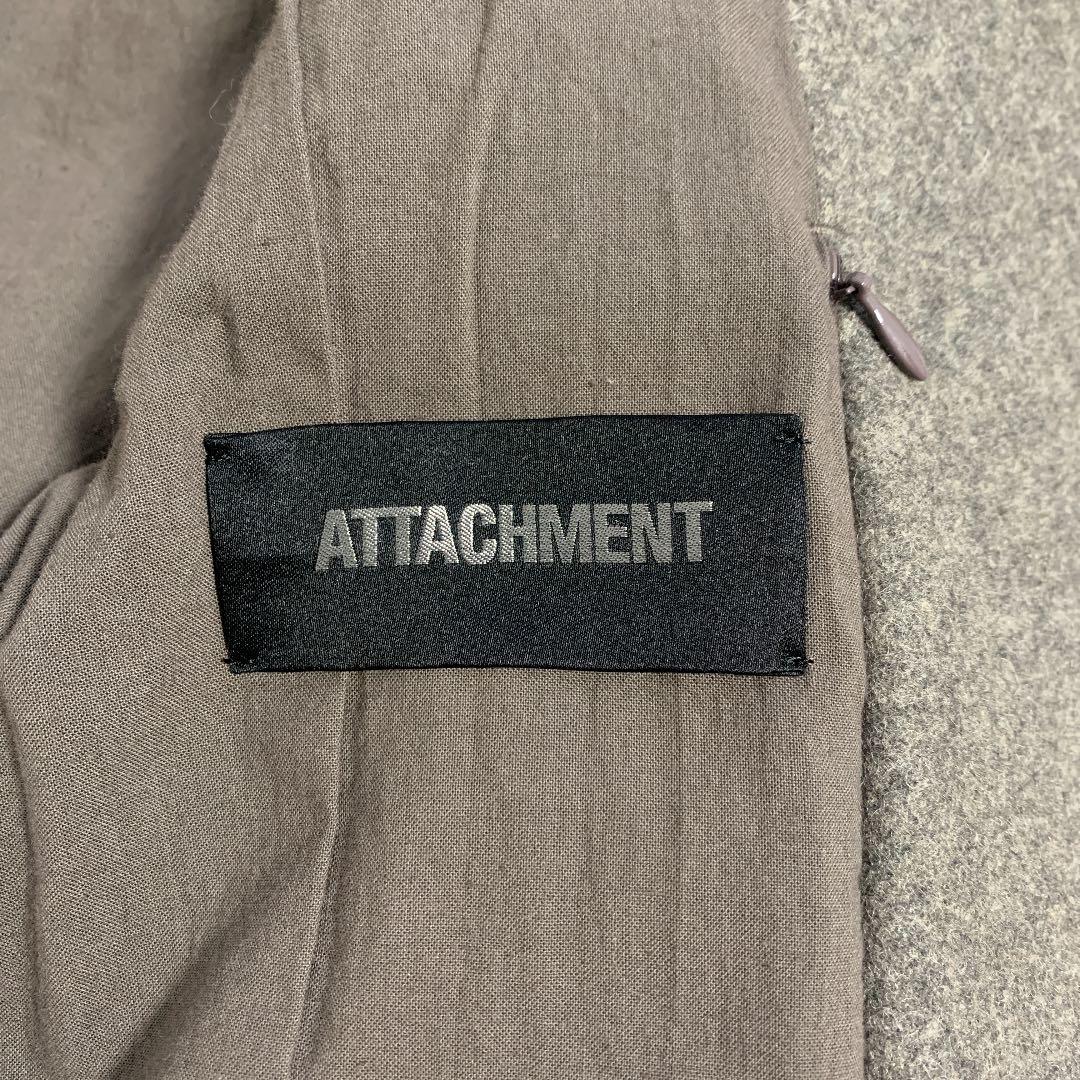 SALE/10%OFF アタッチメント ウールメルトンカーフレザースタジャン