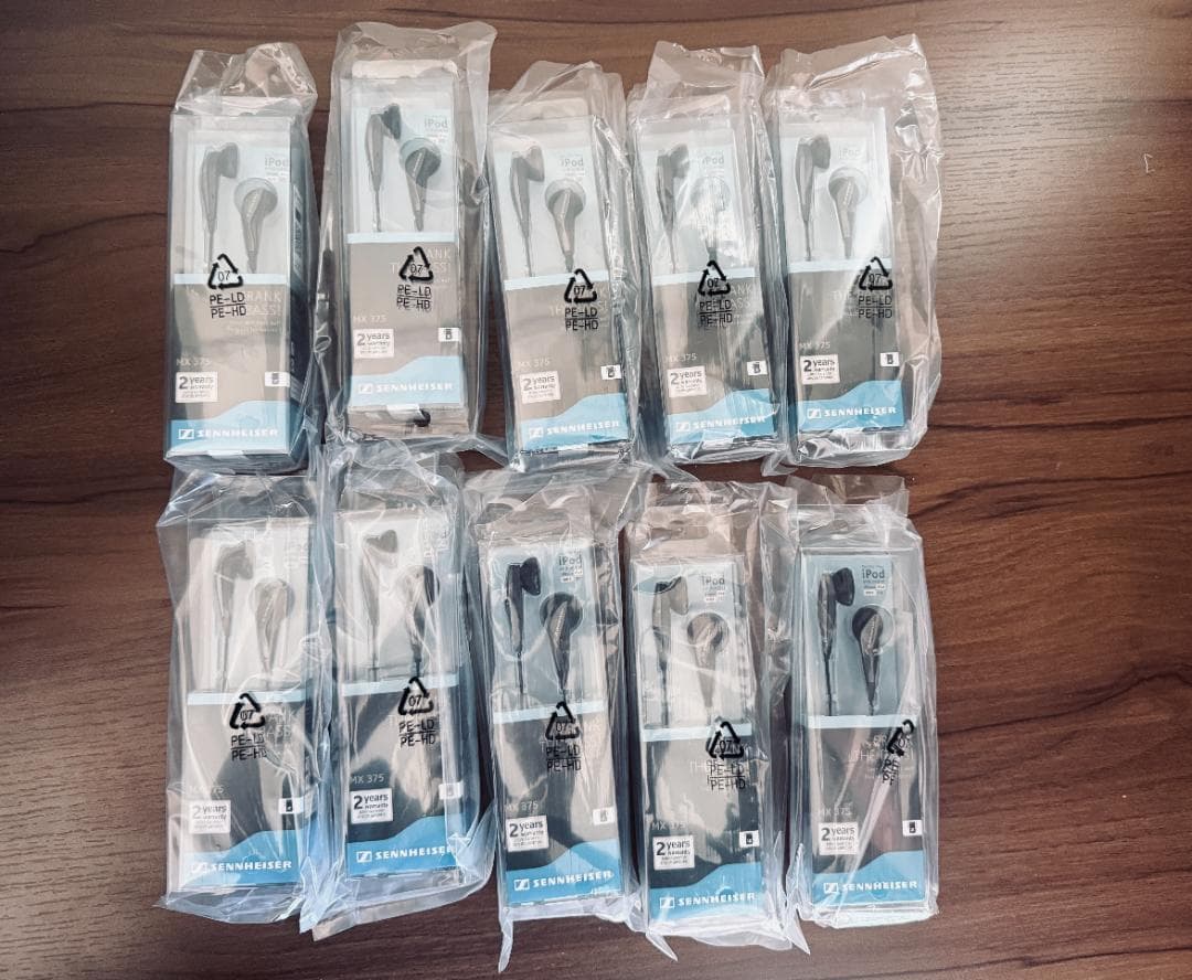 まとめ売り【10個セット】Sennheiser MX 375 有線イヤホン