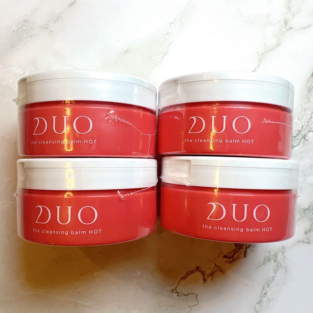 【未開封】DUO クレンジングバーム ホット4個セット 新品未開封) DUOクレンジングバームホット 90g 4個セット