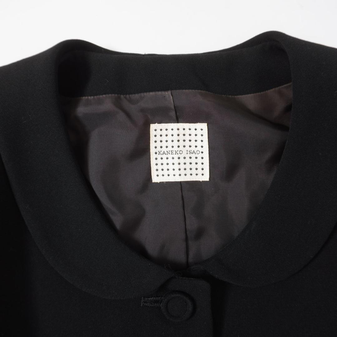 カネコイサオ セットアップスーツ ブラックフォーマル L相当*HD697 カネコイサオ セットアップスーツ ブラックフォーマル L相当*HD697