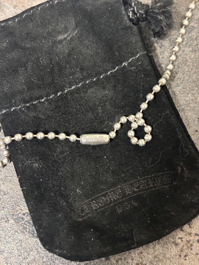 CHROME HEARTS リップアンドタン　ネックレス　ボールチェーン付き