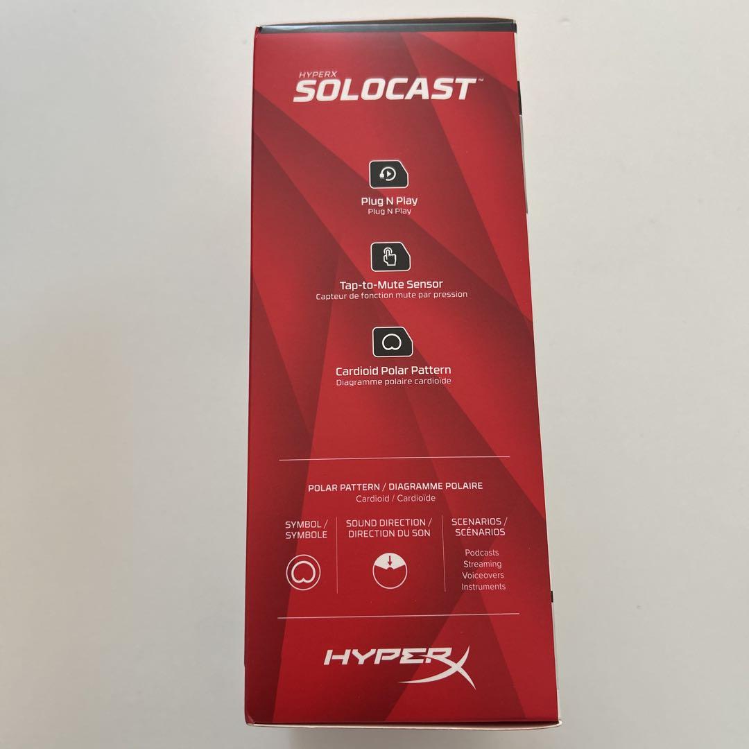 【新品未開封】 HyperX ハイパーエックス SoloCast 白 マイク
