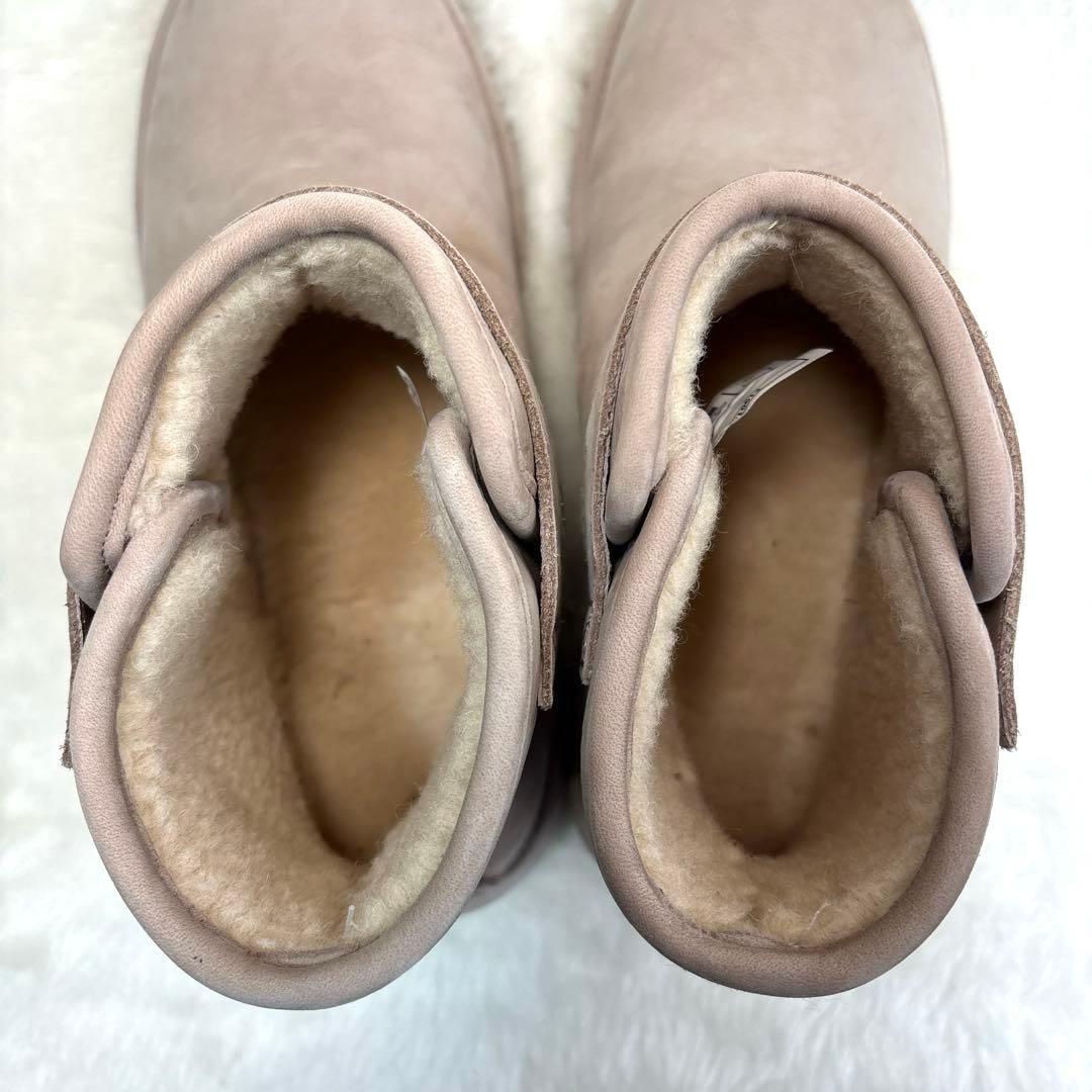【美品】UGG /アグ◆RELLA レッラ ムートンブーツ　ショートブーツ26㎝
