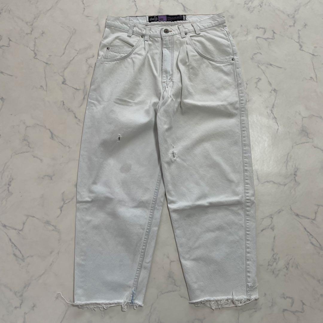 【即発送】90s USA製 Levi’s silver Tab バギー ホワイト