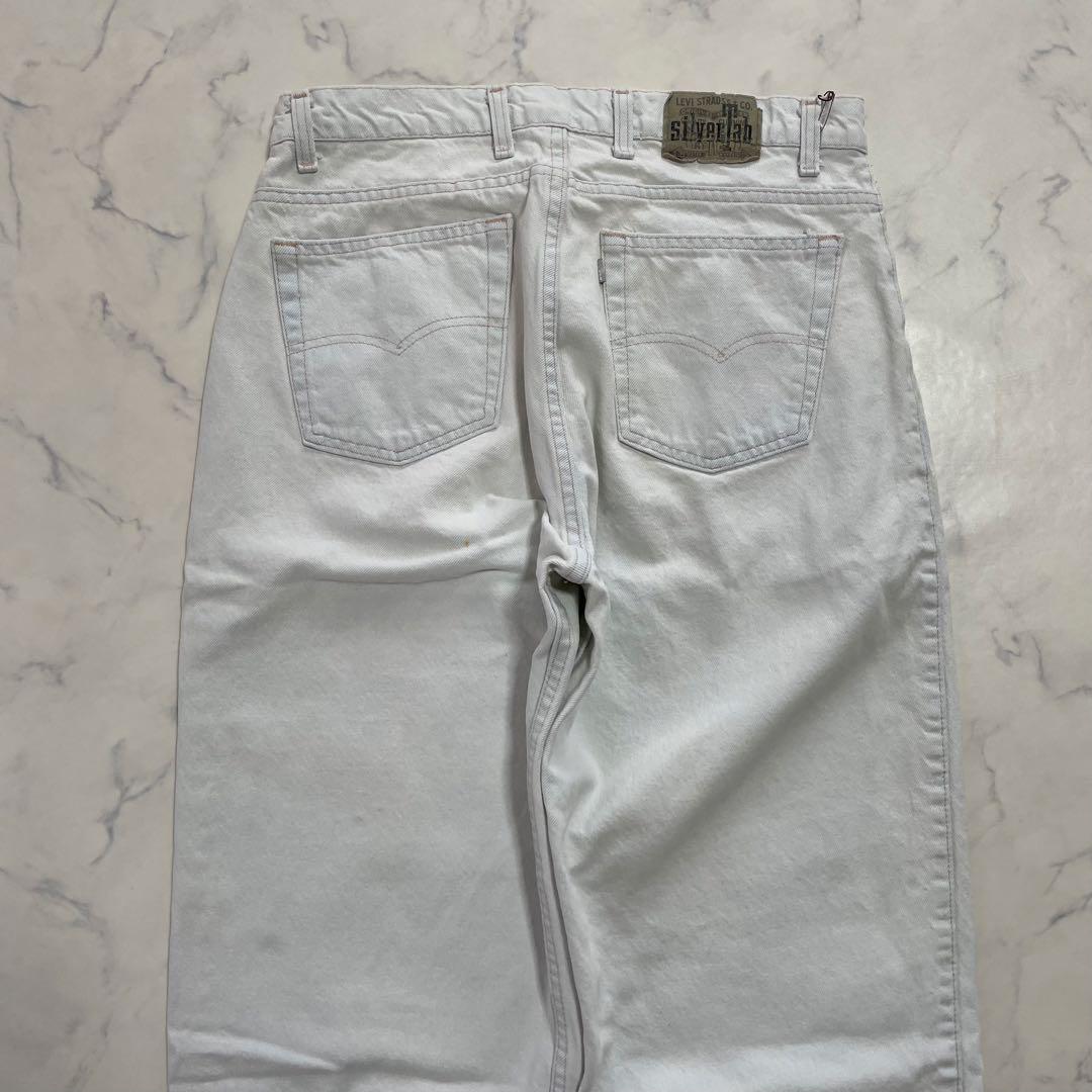 【即発送】90s USA製 Levi’s silver Tab バギー ホワイト