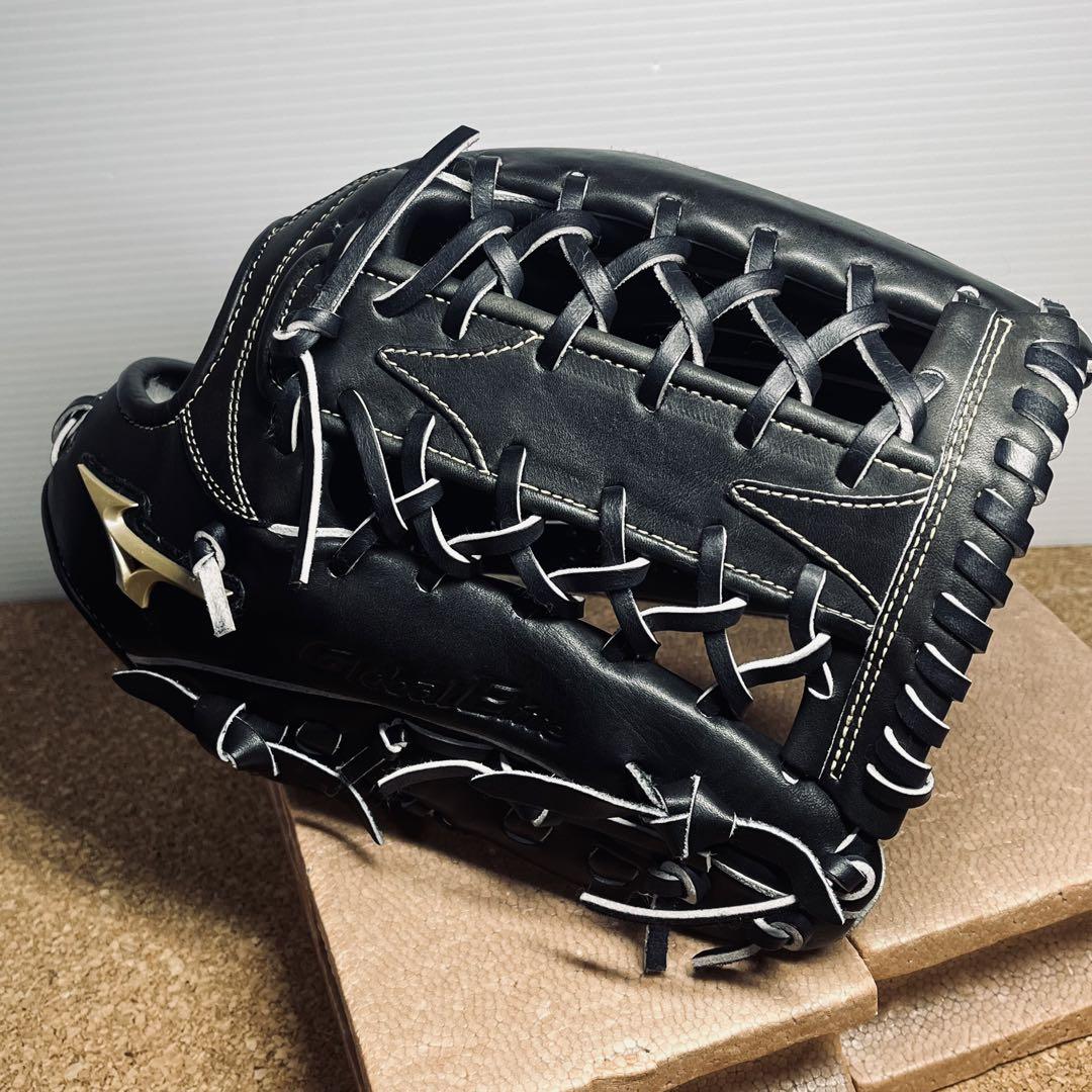 【未使用】MIZUNO軟式野球外野手用/ グローバルエリート／ブラック
