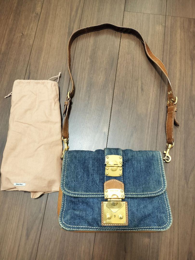 【日本未発売】miumiu　デニムバッグ