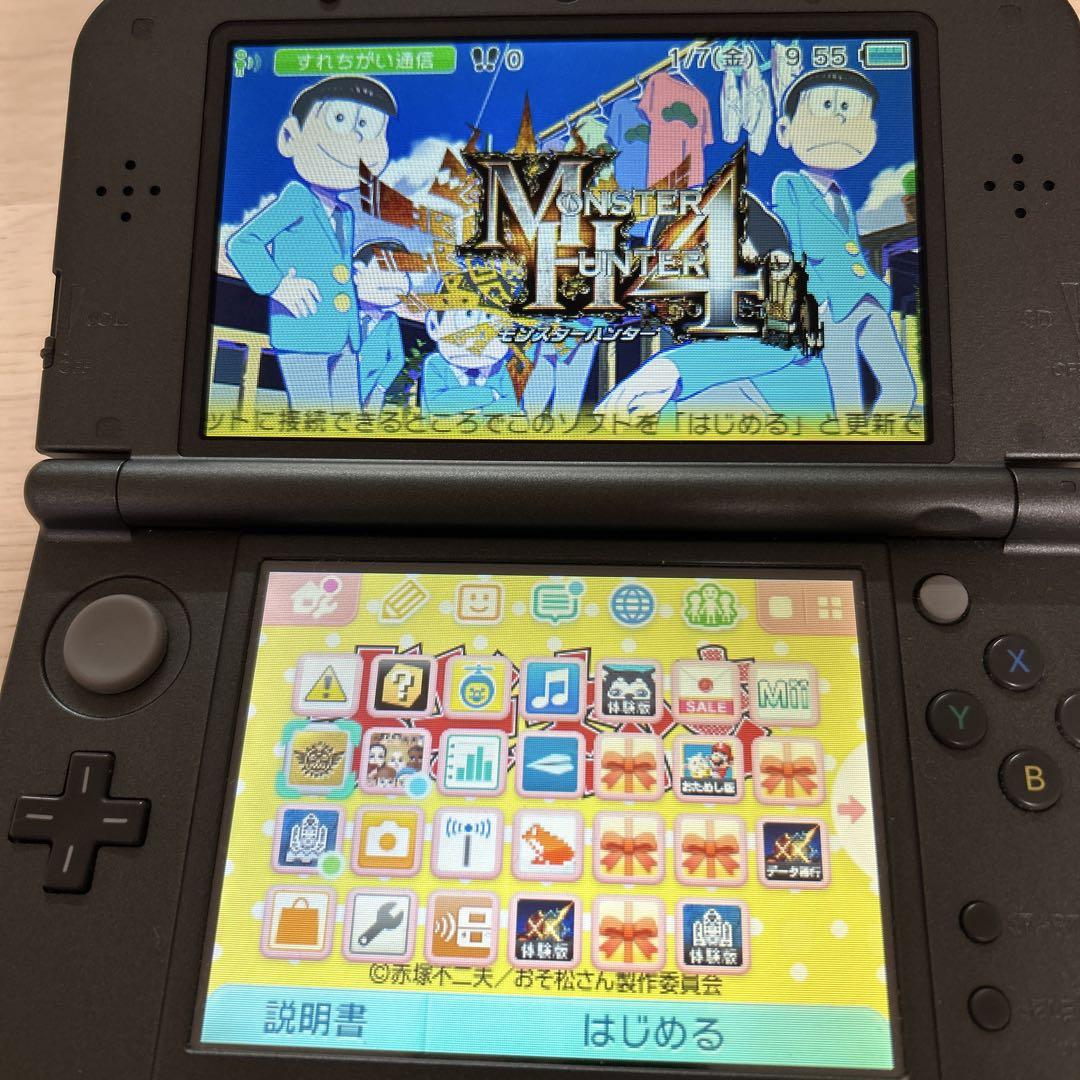new Nintendo 3DS LL モンスターハンター4デザイン