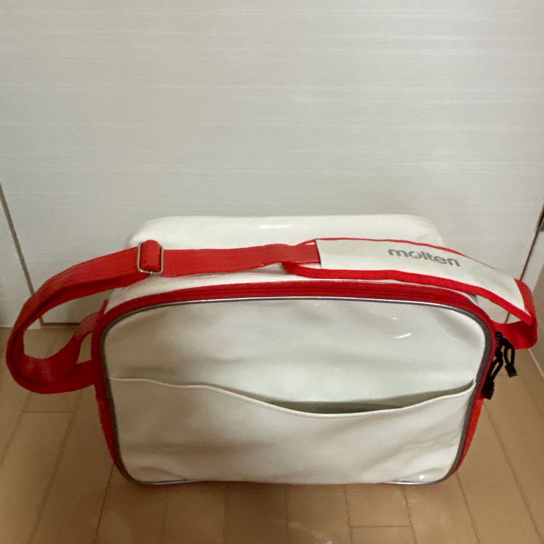モルテン molten エナメルバッグ 部活 Mサイズ ホワイト 25L