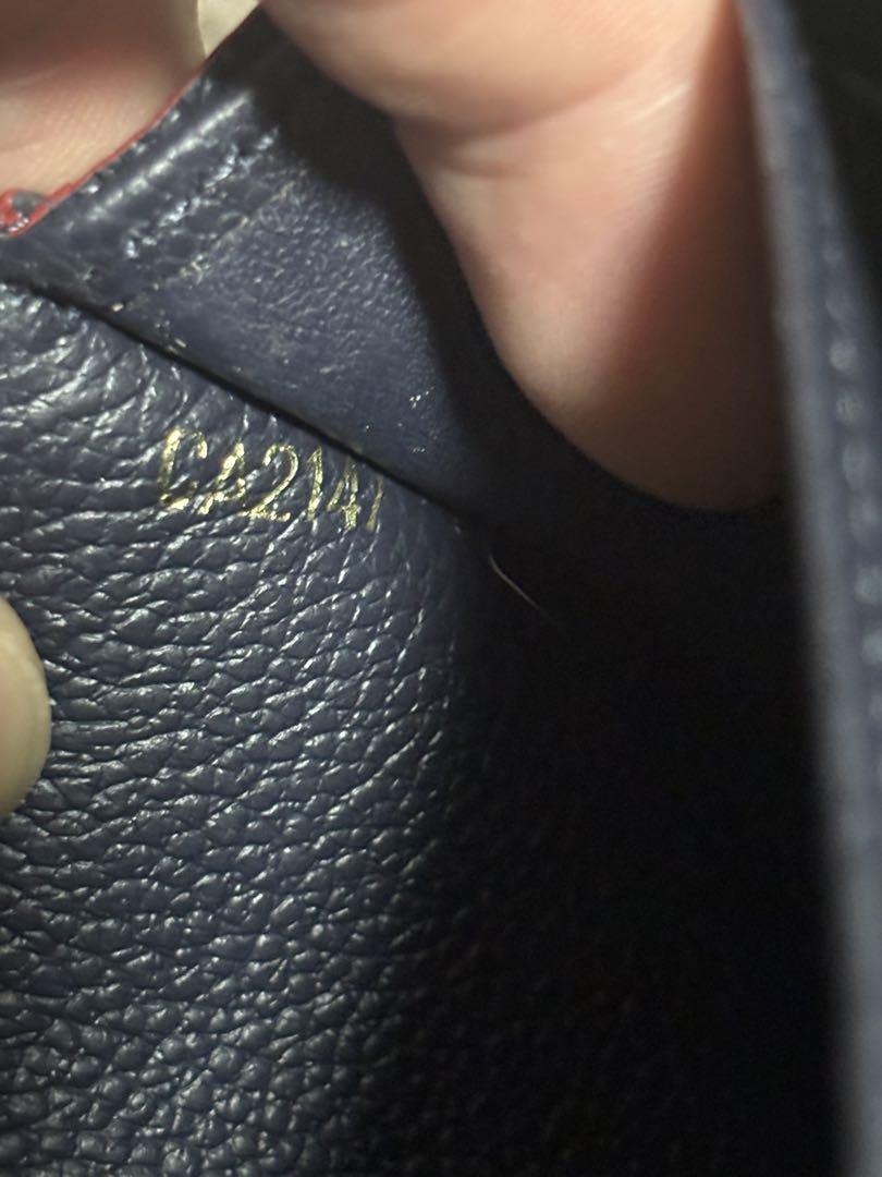 【美品】Louis Vuitton ブラック 長財布