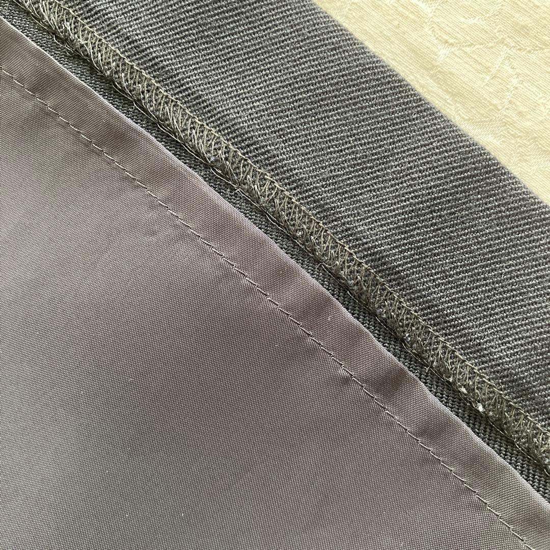 ウールワイドパンツ ネイビー