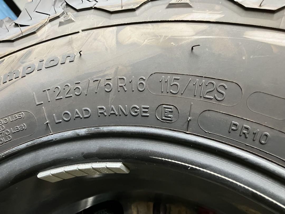 225/75R16 BF Goodrich ホイール付