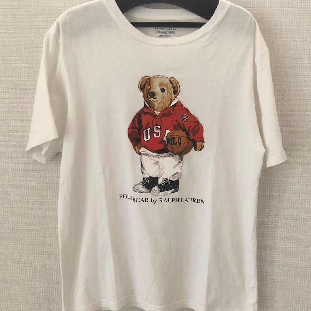 同梱不可】 ポロ ラルフローレン ポロベアTシャツ 白 Tシャツ