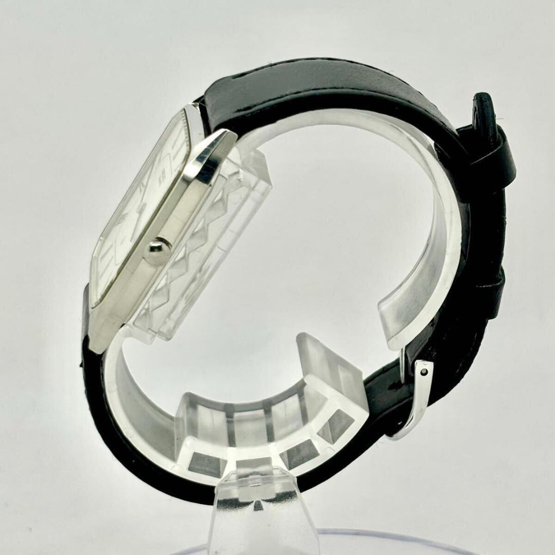 【新品電池】 SEIKO オクタゴン ローマン メンズ 腕時計 シルバー