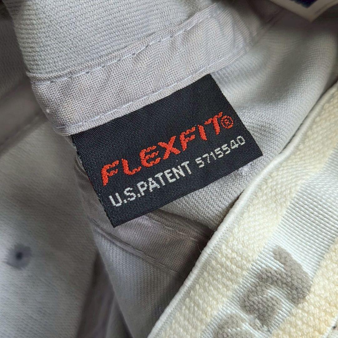 帽子 90s OLD STUSSY LOGO FLEXFIT 6-PANEL CAP