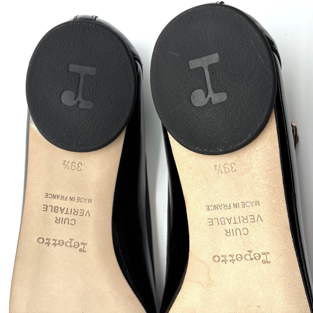 【美品】repetto レペット　ストラップ　バレエシューズ　フラット　黒