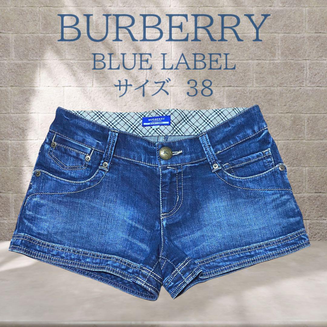 BURBERRY BLUE LABEL デニム ショートパンツ サイズ38
