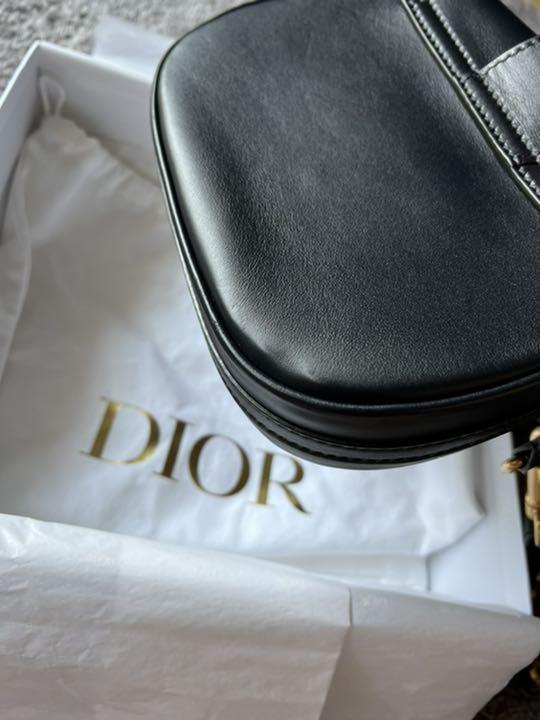 Diorロゴカーフスキンショルダーバッグミニバッグ美品ストラップ