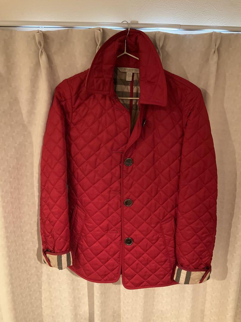美品　レディース　バーバリー　ジャケット　赤　XS
