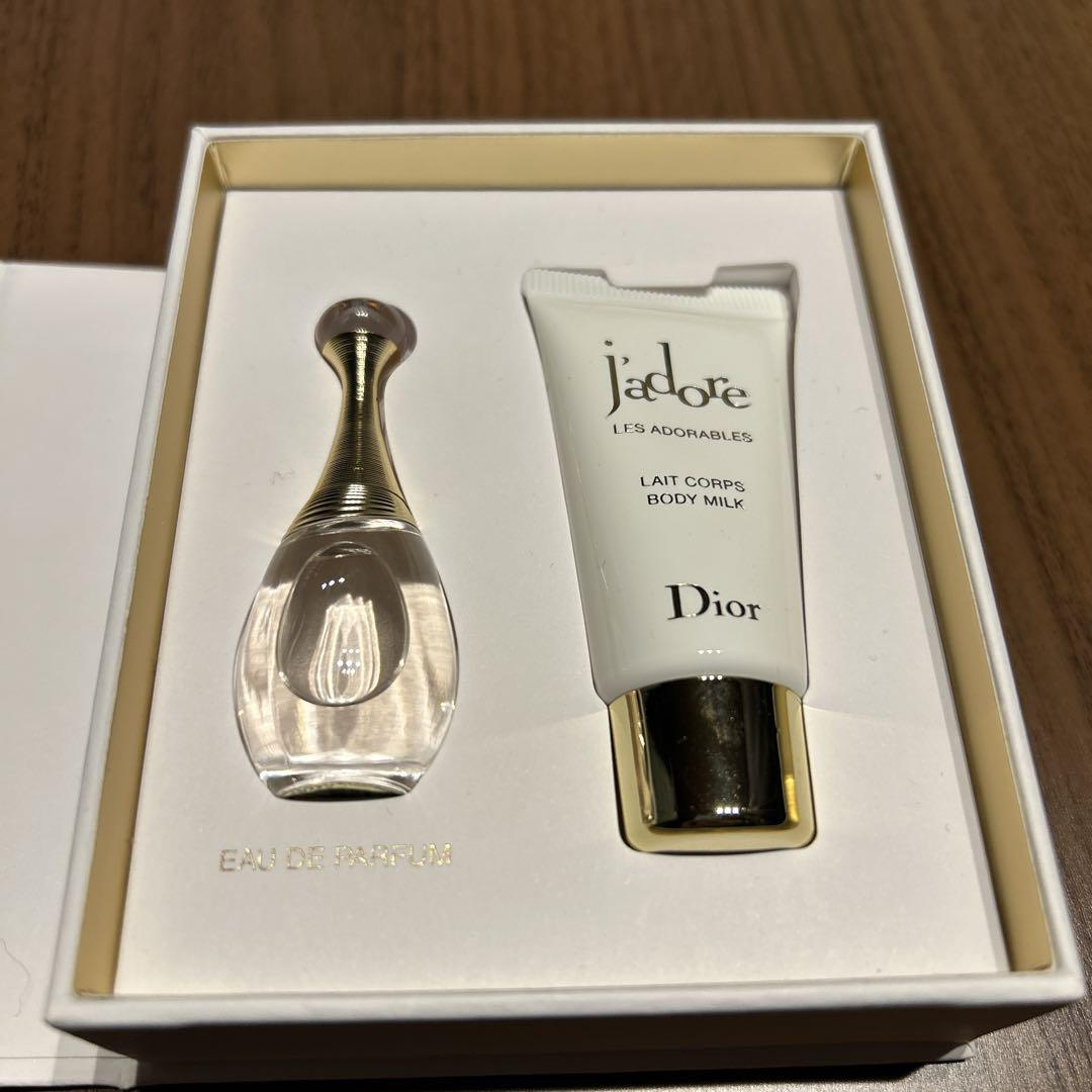 新品未使用品☆ Dior j'adore ボディミルク＆シルキーソープセット ジャドールオードゥパルファン＆ボディミルクセット(ディオール